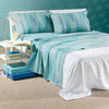 Completo lenzuola matrimoniale Caleffi art.Dune colore anice