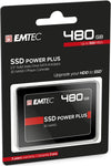 SSD STATO SOLIDO 2,5 480GB EMTEC SATA III 3D NAND 520Mbps