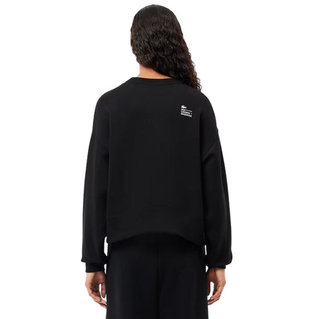 Lacoste felpe senza cappuccio donna lacoste - sweatshirt - nero da donna