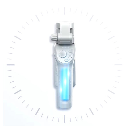 Stabilizzatore Video Smartphone Cellulare Gimbal A 3 Assi Con Luce Bluetooth App