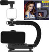 Stabilizzatore Base Impugnatura U/c Q-zj010 Fotocamera Smartphone Microfono Luce Led Elettronica/Cellulari e accessori/Accessori/Accessori per foto e video/Gimbal e stabilizzatori portatili Trade Shop italia - Napoli, Commerciovirtuoso.it