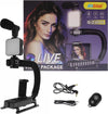 Stabilizzatore Base Impugnatura U/c Q-zj010 Fotocamera Smartphone Microfono Luce Led Elettronica/Cellulari e accessori/Accessori/Accessori per foto e video/Gimbal e stabilizzatori portatili Trade Shop italia - Napoli, Commerciovirtuoso.it