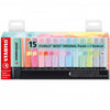 Stabilo Evidenziatore Boss Pastel Desk Set 15 Pz. Stabilo Evidenziatori Colorati Scuola Ufficio Evidenziatori Pastello