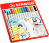 Stabilo Pennarelli Pen 68 Brush Punta A Pennello M 1 Mm - Assortiti Scatola In Metallo Da 15 Pz Cancelleria e prodotti per ufficio/Penne matite scrittura e correzione/Marcatori ed evidenziatori/Pennarelli per disegno Cartoleria Deja Vu - Crotone, Commerciovirtuoso.it