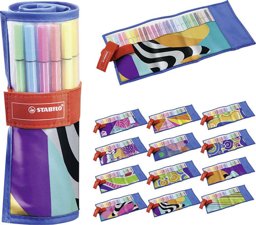 Stabilo Pennarello Premium - Stabilo Pen 68 - Rollerset Con 25 Colori Assortiti - Just Like You Edition Cancelleria e prodotti per ufficio/Penne matite scrittura e correzione/Marcatori ed evidenziatori/Pennarelli per disegno Cartoleria Deja Vu - Crotone, Commerciovirtuoso.it