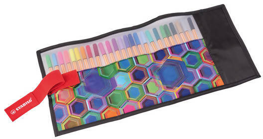 Stabilo Point 88 Rollerset 25 Colori Penne Stabilo Pennarelli Fineliner Colori Assortiti Arty Edition Penne Colorate Tratto 0.4 Mm per Tratto Di Precisione