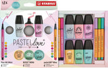 Stabilo Set 18 Pezzi Mini Pastellove 18 Evidenziatori E Pennarelli Cancelleria e prodotti per ufficio/Penne matite scrittura e correzione/Marcatori ed evidenziatori/Evidenziatori Cartoleria Deja Vu - Crotone, Commerciovirtuoso.it