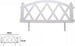 Staccionata In Plastica Bianco Per Giardino Steccato Patio 60 X 33 Cm 63308 Articoli da Giardino > Arredo giardino > Prodotti Da Esterno Trade Shop italia - Napoli, Commerciovirtuoso.it