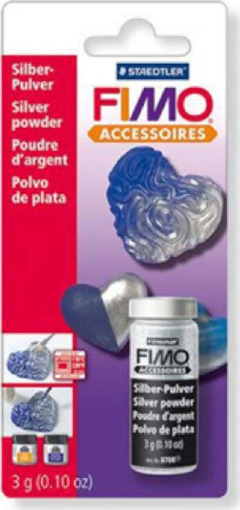 STAEDTLER---FIMO-ACCESSORIES---POLVERE-ARGENTO-METALLIZZATA-3gr