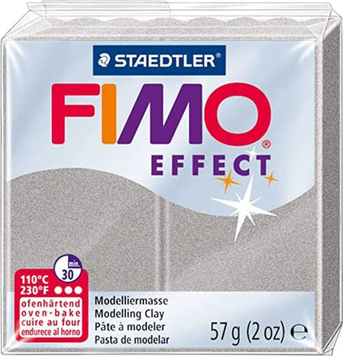 STAEDTLER---FIMO-EFFECT---PASTA-MODELLABILE-SINTETICA-57gr---COLORE-ARGENTO-CHIARO