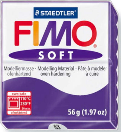 STAEDTLER---FIMO-SOFT---PASTA-MODELLABILE-SINTETICA-57gr---COLORE-VIOLA-PRUGNA-63