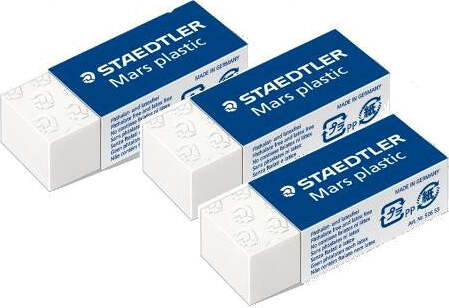 STAEDTLER-Gomma-cancellare-3-pz-MARS-PLASTIC-Bianco-52653ABK3D
