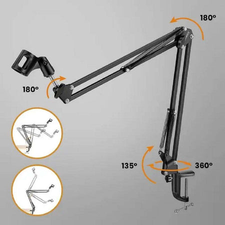 Staffa Braccio Sospensione In Metallo Supporto Microfono Clip Scrivania Hd3283 Elettronica/Cellulari e accessori/Accessori/Supporti Trade Shop italia - Napoli, Commerciovirtuoso.it