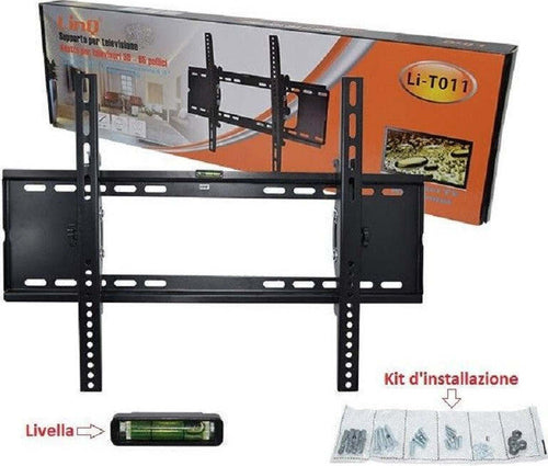 Staffa Porta Tv A Muro Parete Supporto Da 30? A 65? Fino A 80kg Livella Li-t011 Elettronica/Home Cinema TV e video/Accessori/Supporti e mobili TV/Supporti da parete e da soffitto Trade Shop italia - Napoli, Commerciovirtuoso.it