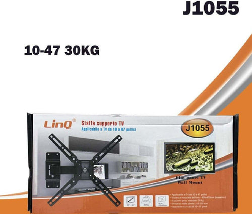 Staffa Supporto Porta Tv Universale Lcd Monitor Regolabile Parete J1055 10?-47? Elettronica/Home Cinema TV e video/Accessori/Supporti e mobili TV/Supporti da parete e da soffitto Trade Shop italia - Napoli, Commerciovirtuoso.it