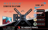 Staffa Tv Supporto Da Muro Televisione 14? - 47? Fino 50 Kg Maxtech Staf-05 Elettronica e telefonia > Accessori Audio e Video > Supporti TV Trade Shop italia - Napoli, Commerciovirtuoso.it