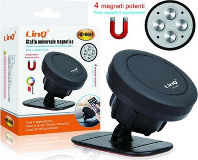 Staffa Universale Magnetica Supporto Smartphone Gps Cruscotto Auto Tavolo Hd-0663 Elettronica/Elettronica per veicoli/Accessori/Accessori per cellulari/Alloggiamenti Trade Shop italia - Napoli, Commerciovirtuoso.it