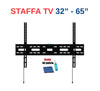 Supporto a parete per TV 32-65 + Kit pulizia TV