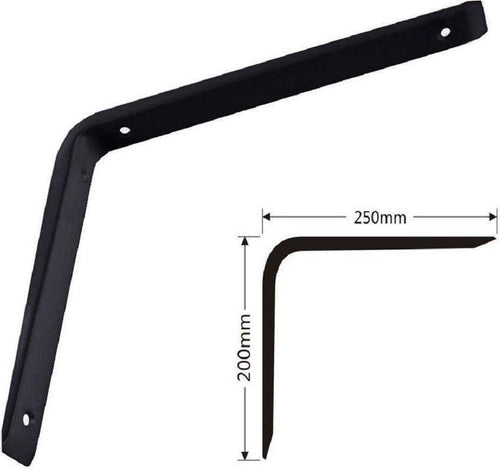 Staffe Angolari 2pz Supporto Staffa Angolare Reggimensole 250 X 200 X 30 Mm Nero Casa, arredamento e bricolage > Arredamento > Reggimensola Trade Shop italia - Napoli, Commerciovirtuoso.it