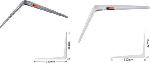 Staffe Angolari 2pz Supporto Staffa Angolare Reggimensole 300x350mm Bianco Grigio Casa, arredamento e bricolage > Arredamento > Reggimensola Trade Shop italia - Napoli, Commerciovirtuoso.it