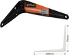 Staffe-Angolari-2pz-Supporto-Staffa-Reggimensole-Angolo-Retto-90°-Nero-75x100mm