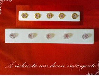 STAGGIA A 5 LED BIANCHI CON BATTERIE - ELETTRONICA