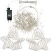 Stalattite decorata con stelle luminose con led SMD Neon bianco caldo per interno ed esterno Casa e cucina/Decorazioni per interni/Addobbi e decorazioni per ricorrenze/Decorazioni natalizie/Luci natalizie/Catene luminose per interni MagiediNatale.it - Altamura, Commerciovirtuoso.it