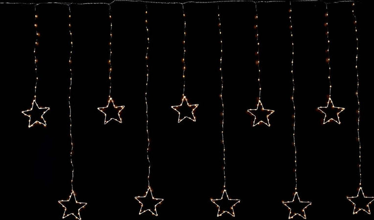 Stalattite luminosa di stelle con 350 nanoled a luce bianca giochi di luci 3,60 metri Casa e cucina/Decorazioni per interni/Addobbi e decorazioni per ricorrenze/Decorazioni natalizie/Luci natalizie/Catene luminose per interni MagiediNatale.it - Altamura, Commerciovirtuoso.it