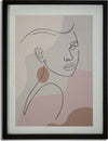 Stampa C/Cornice Face -C- Cm 35X2X47 Casa e cucina/Decorazioni per interni/Arte/Poster e stampe Led Mall Home - Napoli, Commerciovirtuoso.it