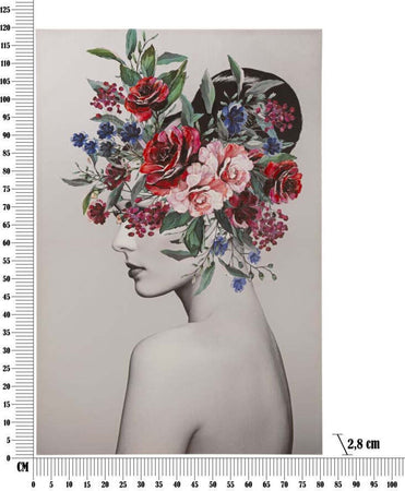 Stampa-Dipinta-Lady-Flower--A--Cm-80X2,8X120