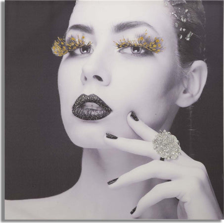 Stampa Su Tela Con Applicazioni Lady Dark Cm 80X2,8X80 Casa e cucina/Decorazioni per interni/Arte/Poster e stampe Led Mall Home - Napoli, Commerciovirtuoso.it