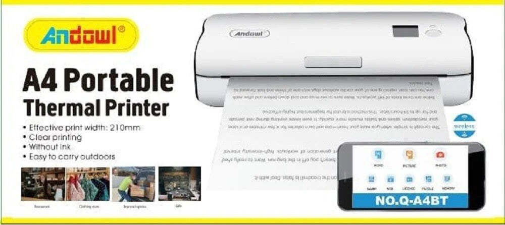 Stampante-A4-Termica-Portatile-Wireless-Ricaricabile-Usb-Bluetooth-Multifunzione-Casa-Ufficio-Q-a4bt