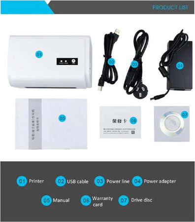 Stampante Termica Wireless 104mm 203dpi Con Usb/lan/bluetooth Portatile Q-dy9200 Commercio Industria e Scienza/Forniture per imballaggio e spedizione/Etichette ed etichettatrici/Etichettatrici/Stampanti etichette termiche fisse Trade Shop italia - Napoli, Commerciovirtuoso.it