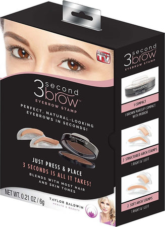 STAMPI EYEBROW LIGHT BROWN 3 SECOND PER SOPRACCIGLIA STENCILS STRUMENTO MAKE UP Bellezza/Trucco/Occhi/Colori e matite per sopracciglia Trade Shop italia - Napoli, Commerciovirtuoso.it