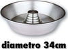 STAMPO DA FORNO RUOTO CON CONO CIAMBELLE CASATIELLI BAKERY TORTE RUSTICI CM.34 Casa e cucina/Teglie da forno e accessori per pasticceria/Teglie e stampi/Teglie per quiche pasticci e crostate Trade Shop italia - Napoli, Commerciovirtuoso.it