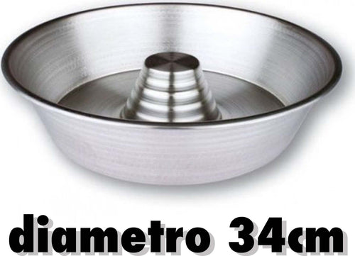 STAMPO DA FORNO RUOTO CON CONO CIAMBELLE CASATIELLI BAKERY TORTE RUSTICI CM.34 Casa e cucina/Teglie da forno e accessori per pasticceria/Teglie e stampi/Teglie per quiche pasticci e crostate Trade Shop italia - Napoli, Commerciovirtuoso.it