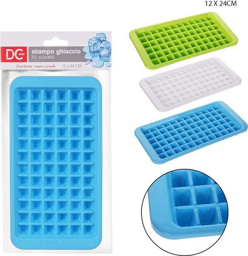 Stampo Ghiaccio 72 Cubetti 12x24cm Vaschetta In Vari Colori Assortiti 0214133 Casa e cucina/Utensili da cucina/Accessori vino e bar/Stampi per ghiaccio Trade Shop italia - Napoli, Commerciovirtuoso.it