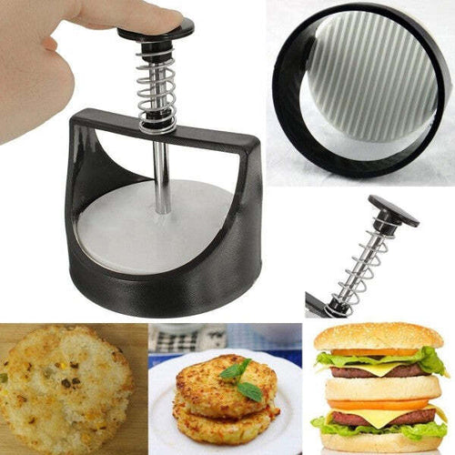 Stampo-Pressa-Panino-Per-Hamburger-Gadget-Cucina-Crea-Panini-Formina-Utensile