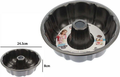 Stampo Teglia Tortiera Per Dolce Torta Ciambella Antiaderente Tondo 24,5cm 59949 Casa, arredamento e bricolage > Cucina > Stampi Trade Shop italia - Napoli, Commerciovirtuoso.it