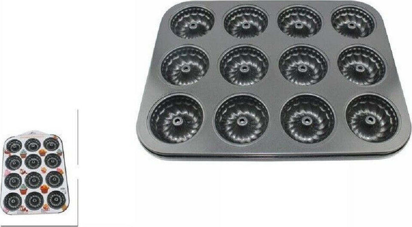 Stampo Teglia Vassoio Antiaderente 12 Muffin Ciambelle Cupcake Dolci Budino 59941 Casa, arredamento e bricolage > Cucina > Stampi Trade Shop italia - Napoli, Commerciovirtuoso.it