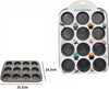 Stampo Teglia Vassoio Antiaderente 12 Muffin Cupcake Budino 35,5 X 26,5 Cm 59945 Casa, arredamento e bricolage > Cucina > Stampi Trade Shop italia - Napoli, Commerciovirtuoso.it