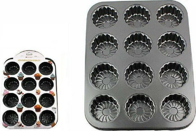 Stampo Teglia Vassoio Antiaderente 12 Muffin Cupcake Budino 35,5 X 26,5 Cm 59945 Casa, arredamento e bricolage > Cucina > Stampi Trade Shop italia - Napoli, Commerciovirtuoso.it