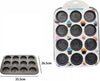 Stampo-Teglia-Vassoio-Antiaderente-12-Muffin-Cupcake-Budino-35,5-X-26,5-Cm-59945