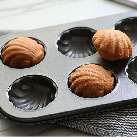 Stampo Teglia Vassoio Antiaderente 12 Muffin Cupcake Dolci Conchiglie Casa, arredamento e bricolage > Cucina > Stampi Trade Shop italia - Napoli, Commerciovirtuoso.it