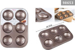 Stampo Teglia Vassoio Antiaderente 6 Muffin Cupcake Dolci Budino A Stelle 98653 Casa e cucina/Teglie da forno e accessori per pasticceria/Teglie e stampi/Teglie per muffin e cupcake Trade Shop italia - Napoli, Commerciovirtuoso.it