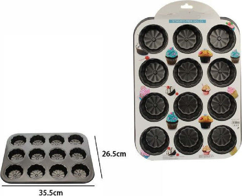 Stampo Teglia Vassoio Antiaderente Per 12 Muffin Cupcake Dolci Budino 59942 Casa, arredamento e bricolage > Cucina > Stampi Trade Shop italia - Napoli, Commerciovirtuoso.it