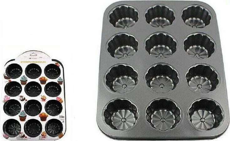 Stampo Teglia Vassoio Antiaderente Per 12 Muffin Cupcake Dolci Budino 59942 Casa, arredamento e bricolage > Cucina > Stampi Trade Shop italia - Napoli, Commerciovirtuoso.it