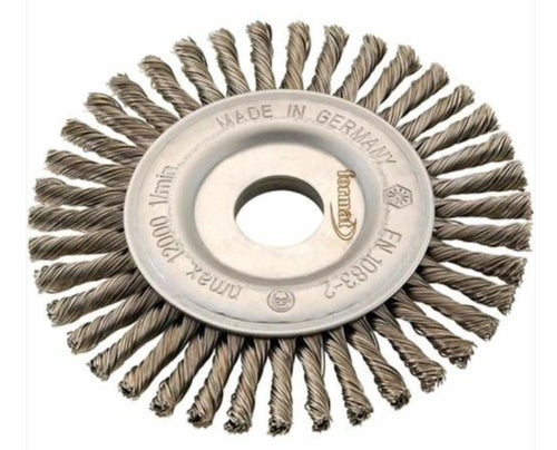 STANLEY - SPAZZOLA CIRCOLARE CON GAMBO - ACCIAIO 75 MM.