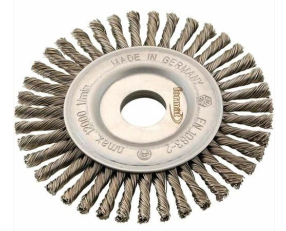 STANLEY - SPAZZOLA CIRCOLARE CON GAMBO - ACCIAIO 75 MM.