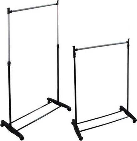 Stand Appendiabiti Allungabile Telescopico Singolo Con Ruote 70 - 160 Cm Casa e cucina/Organizzazione interni/Organizzazione guardaroba/Stand appendiabiti Trade Shop italia - Napoli, Commerciovirtuoso.it